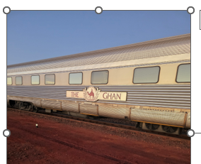 Ghan outside